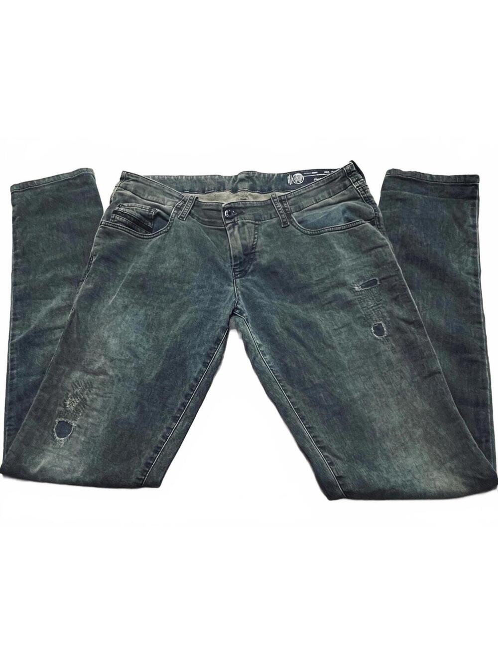 Diesel Grupee-Ne 0856Z Womens Stretch JoggJeans Skinny Distressed Denim W29